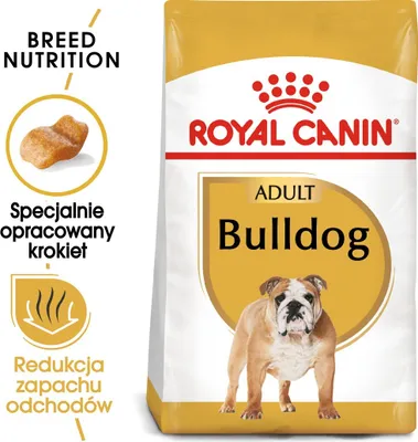 Zdjęcie produktu dla Royal Canin Bulldog Adult, Dorosły, Buldog, Średnie (11 - 25 kg), Drób, Ryż, 12 kg