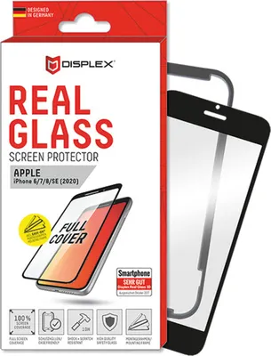 Produktbild von DISPLEX Real Glass 3D iPhone 6/7/8/SE 2.Gen/SE 2022