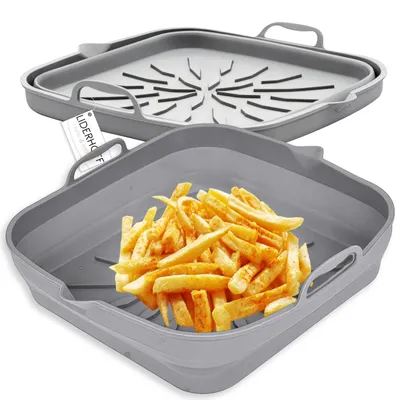 Produktbild von Brunbeste Perforierte Silikonform Einsatz für Heißluftfritteuse
