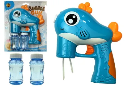 Obrázek produktu pro Pistole na mýdlové bubliny na baterie modrá