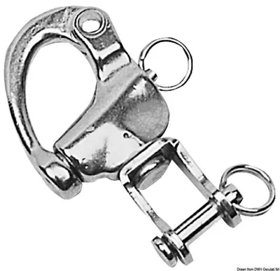 Zdjęcie produktu dla Osculati Snap Shackle for Spinnaker with Swivel Stainless Steel 16 mm Szekla