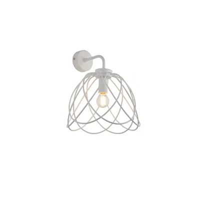 Immagine prodotto di Applique Pagoda 1 luce in ferro bianco shabby