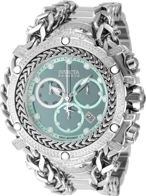 Produktbild von Invicta Gladiator 48416 Herrenarmbanduhr - Quartz Bewegung - Edelstahl mit Blauem Zifferblatt - 58 mm