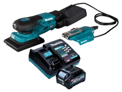 Produktbild von Makita BO 005 CGD101 Akku Schwingschleifer 40 V max. 80 x 130 mm 3,0 mm Hub Brushless + 1x Akku 2,5 Ah + Ladegerät