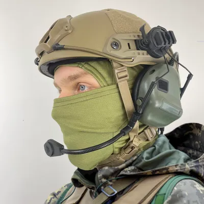 Obrázok produktu pre Taktická sluchátka na prilbu Active Helmet Headset Olive
