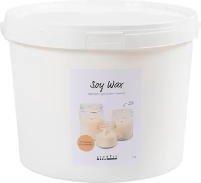 Produktbild von Creativ Company Sojawachs Bastelset - vegane Kerzen selber machen 5kg