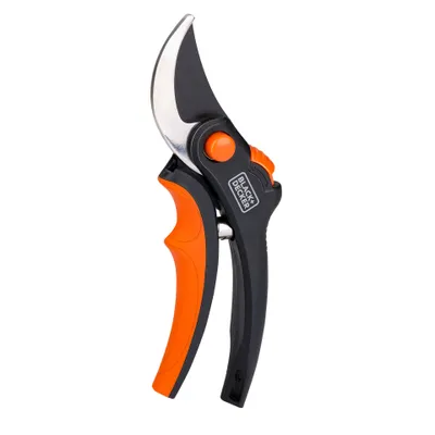 Immagine prodotto di BLACK+DECKER Cesoie da giardino Lame in acciaio temprato - 13 MM - Nero/Arancione
