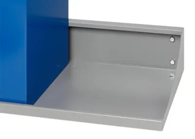Produktbild von Wandhalterung für Wertstoffsammler 2-Fach | Zubehör | Verzinkter Stahl | Silber