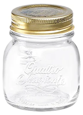 Aufbewahrungsglas 0,15 l, rund, transparent, Drehverschluss