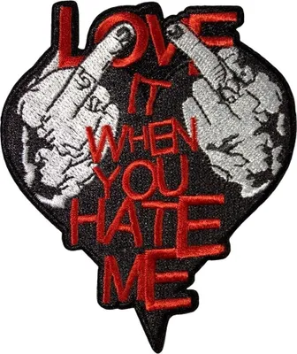 Produktbild von Avril Lavigne Love It When You Hate Me Aufbügler