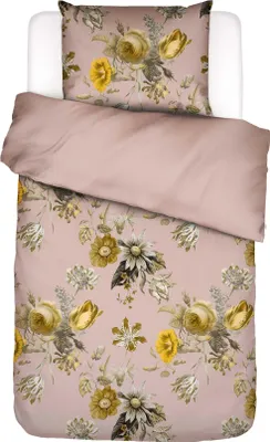 Produktbild von Essenza Satin-Bettwäsche-Garnitur Florean Farbe Grey Größe 135x200+80x80
