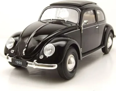 Produktbild von Welly 18040SW VW Käfer Brezelkäfer 1950 schwarz 1:18