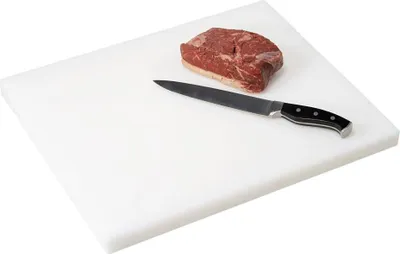 Produktbild von 3 Stück Kesper Profi-Tranchierbrett, Gastro-Ausführung, Schneidebrett, Küchenbrett, aus Kunststoff, Maße: ca. 500 x 400 x 30 mm, in weiß