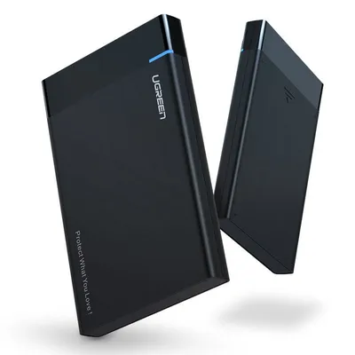 Obrázok produktu pre Ugreen 50743, Kryt HDD, 2.5", SATA, Serial ATA II, Serial ATA III, USB pripojenie, Čierna