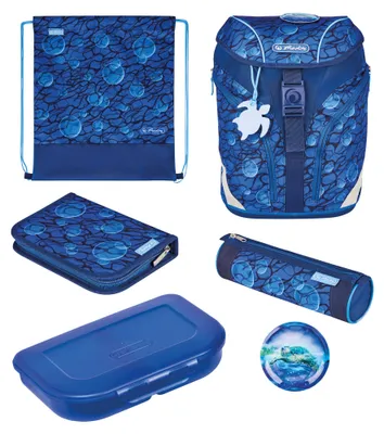 Image de herlitz 50043026 herlitz Schulranzen SoftLight Plus GREENline "Deep Sea" (cartable)