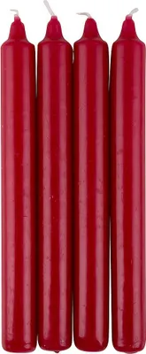 Produktbild von Hochwertige Tafelkerzen antikrot - 2,0cm Durchmesser von JEKA Ebersbacher Kerzen