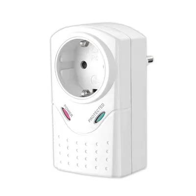 Produktbild von Steckdosenadapter Überspannungsschutz Max. 3380 Watt Mit Kindersicherung Blitzschutz Geräteschutz Steckdose