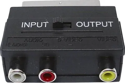 Obrázok produktu pre Redukcia SCART-3RCA s prepínačom Q09