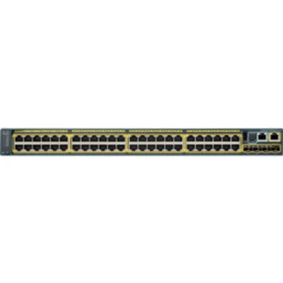 Produktbild von Cisco Catalyst 2960S-48TS-L, Managed, Gigabit Ethernet (10/100/1000), Vollduplex, Rack-Einbau, 1U