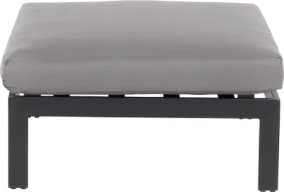 Zdjęcie produktu dla HOME DELUXE - Zestaw mebli ogrodowych - Rio - Czarny, rozmiar: XS - składający się z 1x stołka - w tym poduszki I Grupa mebli ogrodowych Meble ogrodowe do salonu balkonowego