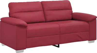 Produktbild von vidaXL 2-Sitzer-Sofa Weinrot 180x81x84 cm Kunstleder
