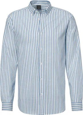 Produktbild von JOHN DEVIN Langarmhemd Regular Fit blau-gestreift Größe S