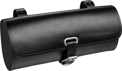 Image de Challenge Leather Saddle Bag - noir
