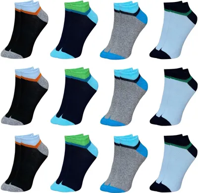 Produktbild von 12 Paar Jungen & Mädchen Kurzsocken - Basics - Mehrfarbig