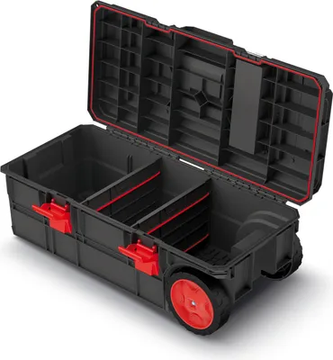 Produktbild von Kistenberg Werkzeugkiste X Block Wagon Pro 80 KXB8040W, Modulkiste mit Rädern