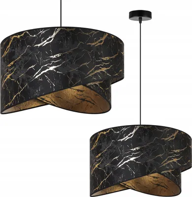Produktbild von Deckenlampe, Lampenschirm aus goldenem Marmor