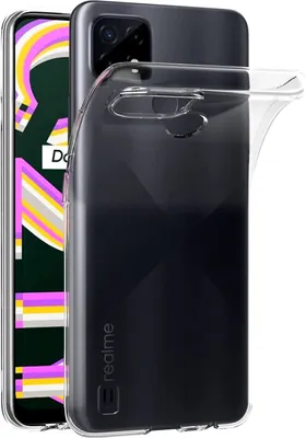 Immagine prodotto di Custodia Realme C21Y, sottile custodia protettiva trasparente in TPU morbido per Realme C21Y