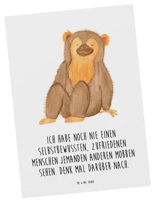 Produktbild von Mr. & Mrs. Panda Postkarte Mobbing bewältigen - Weiß - Geschenk, Vertrauem, einzelkarte, Ansichtskarte, Trost, kunstkarte, Grußkarte, Postkarten, Respekt, Zuversicht, Mut