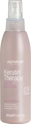 Produktbild von ALFAPARF Milano Keratin Refill, Haarkonzentrat, Frauen, Alle Haare, 100 ml, Glanz, Spray