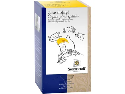 Obrázek produktu pro Sonnentor 466866, Bylinkový čaj, 27 g, Ostružina, Levandule, Citrón, Oranžová, 1,5 g, 18 kusů, Papírová krabice