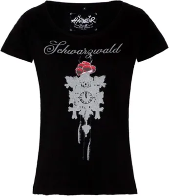 Produktbild von T-Shirt Schwarzwald Glam schwarz L