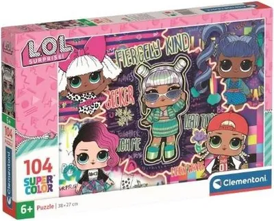 Zdjęcie produktu dla Puzzle Clementoni 104 elementw  L.O.L. 25785