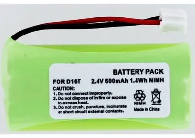 Produktbild von Akku für Detewe BT-800 NiMH 2,4 Volt 600 mAh grün