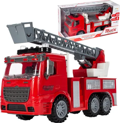 Image de MalPlay camion de pompiers | mini simulation | échelle mobile et extensible | pompiers | avec son et lumière | à partir de 3 ans | cadeau pour enfants