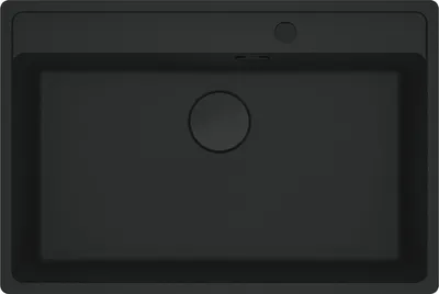 Obrázek produktu pro Franke vestavný dřez Maris MRG 610-72 A Fragranit Black Matt - Black Collection Excenter actuation