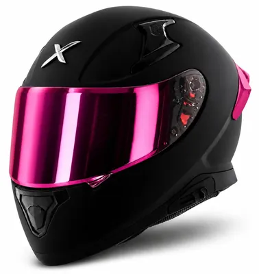 Produktbild von AXOR APEX Integralhelm + Spiegelvisier M in blau/rosa/schwarz