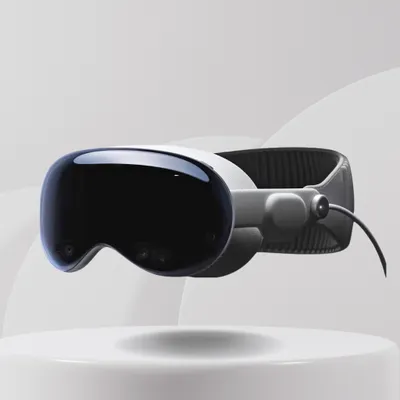 Produktbild von Apple Vision Pro, Dediziertes obenmontiertes Display, Grau, Einfarbig, 5,1 cm, 7,5 cm, 7,5 µm