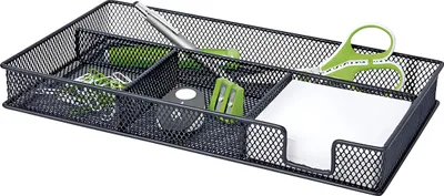 Immagine prodotto di Vassoio portapenne WEDO Office, in filo di metallo, nero