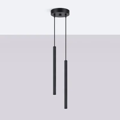 Produktbild von Pendelleuchte ARCHE 2P schwarz 2xG9 8W Stahl 118x15x15cm Sollux Lighting