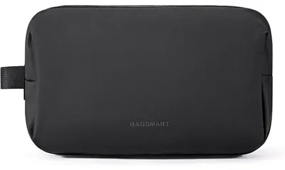 Produktbild von Kulturbeutel Herren Reise-Kulturbeutel Dopp Kit Wasserabweisend Rasierbeutel Toilettenartikel Zubehör Schwarz