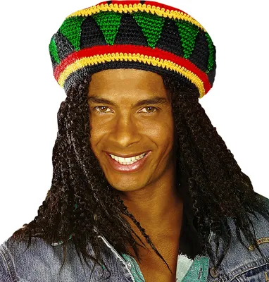 Produktbild von Hippie Mütze ohne Zöpfe - Hippymütze