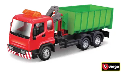 Obrázek produktu pro Bburago 1:43 servisní vozidlo Hooklift and Crane Truck