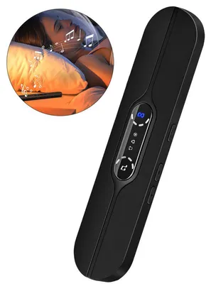 Produktbild von Bluetooth Knochenschalllautsprecher–Tragbarer Schlaf Lautsprecher mit Stereo Bass, Kissenlautsprecher mit Weißem Rauschen, Lautstärkeregler & TF-Karte