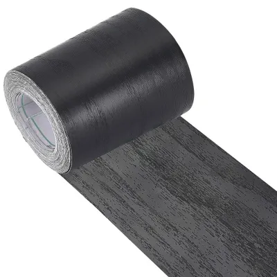 Imagen del producto de Cinta de imitación de veta de madera realista, de 10 metros de largo por 8 centímetros de ancho, ideal para la renovación de muebles