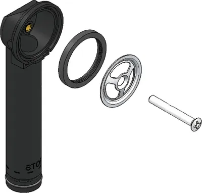 Produktbild von Systemceram 00793 Überlauf rund inklusive Überlaufblende / Ersatzteil
