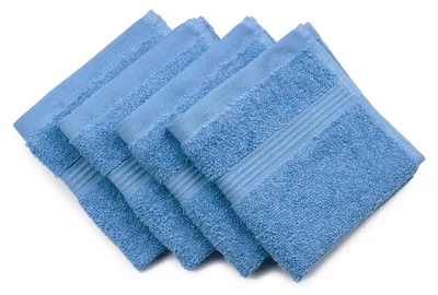 Immagine prodotto di Gözze - Asciugamani in microfibra, set da 4, morbidi e assorbenti, 100% cotone, 30 x 30 cm